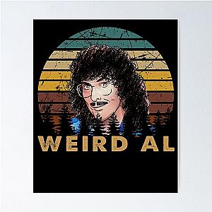 Vintage Weird Al Arts Yankovic - Weird Al Design Poster