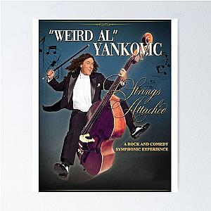 Vintage Photograp Weird Al 1 Tour 2019 Yankovic 18 Gifts Music Fan Poster