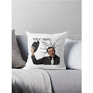 Classic Weird Al Yankovic Bad Hair Day Throw Pillow