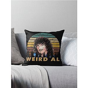 Vintage Weird Al Arts Yankovic - Weird Al Design Throw Pillow