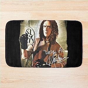 Vintage Weird Al Yankovic Music Band Cotton Black Bath Mat