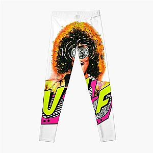 Retro Vintage Uhf Weird Al 1989 Awesome For Music Fan Leggings