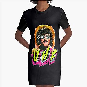 UHF Weird Al 1989 Graphic T-Shirt Dress