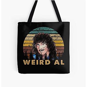 Vintage Weird Al Arts Yankovic - Weird Al Design All Over Print Tote Bag