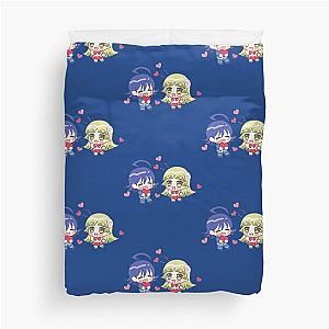 Cute Iruma and Clara Chibi (Welcome to Demon School Iruma-kun)   Duvet Cover