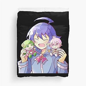 Music Retro Lovely Iruma Kun And Clara Valac Small Chibi Duvet Cover