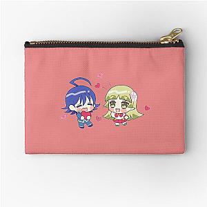 Cute Iruma and Clara Chibi (Welcome to Demon School Iruma-kun)   Zipper Pouch