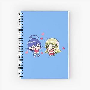 Cute Iruma and Clara Chibi (Welcome to Demon School Iruma-kun)   Spiral Notebook