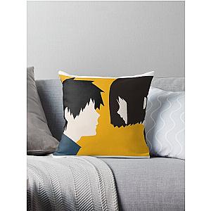 welcome to the nhk nhk ni yokouso sticker Throw Pillow