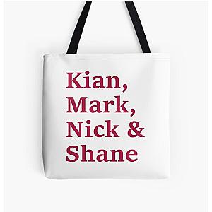 Westlife members All Over Print Tote Bag