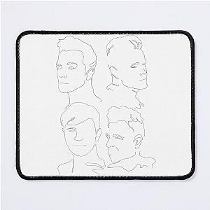 Westlife line-art Mouse Pad