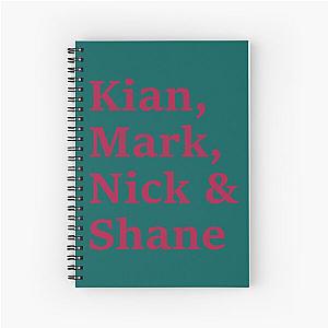 Westlife members   Spiral Notebook