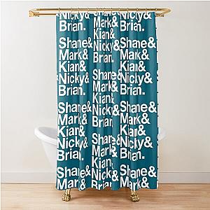 Westlife .     Shower Curtain