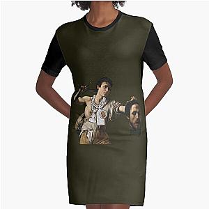 pray for paris westside gunn cover cutout     Graphic T-Shirt Dress