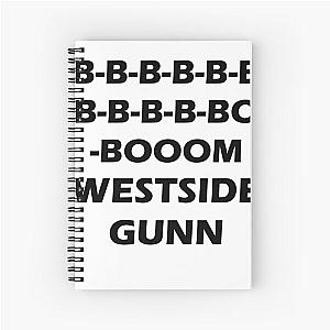 Westside Gunn Boom t shirt Spiral Notebook