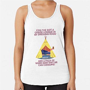 Wet Leg Chaise Longue Glastonbury Camping Indie Music Gig Racerback Tank Top