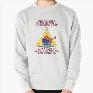 Wet Leg Chaise Longue Festival Tent Glastonbury Camping Music Gig Glasto Design Pullover Sweatshirt