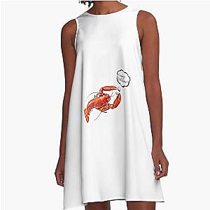 Wet Leg Lobster A-Line Dress