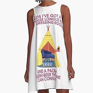 Wet Leg Chaise Longue Festival Tent Glastonbury Camping Indie Gig Design Dress