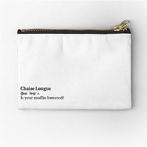 Wet Leg Aesthetic Lyrics Muffin Zipper Pouch