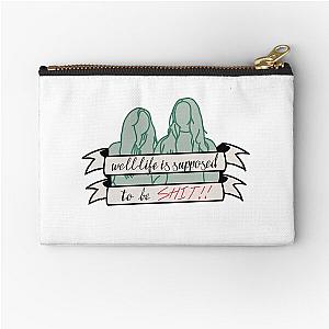Wet Leg Zipper Pouch