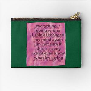 Too Late by Wet Leg Zipper Pouch