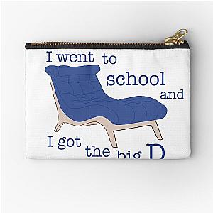 Wet Leg Chaise Longue Zipper Pouch