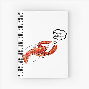 Wet Leg lobster Spiral Notebook