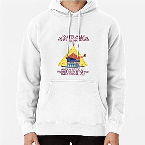 Wet Leg Chaise Longue in a Festival Tent Glastonbury Camping Indie Music Gig Glasto Design Pullover Hoodie