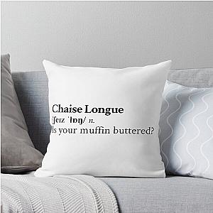 Wet Leg, Aesthetic, Lyrics, Buttered Muffin Throw Pillow