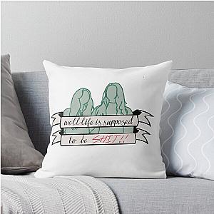 Wet Leg S**t Throw Pillow