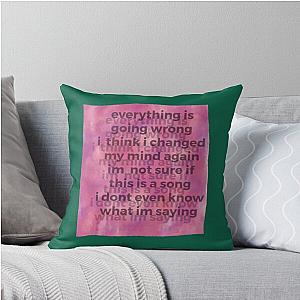 Too Late by Wet Leg Throw Pillow