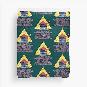 Wet Leg Chaise Lounge in a Festival Tent Duvet Cover