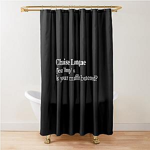Wet Leg Aesthetic Lyrics Muffin Butter Black Shower Curtain
