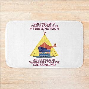 Wet Leg Chaise Longue Festival Tent Glastonbury Camping Indie Music Gig Glasto Design Bath Mat