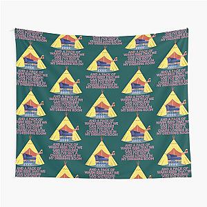 Wet Leg Chaise Longue in a Festival Tapestry