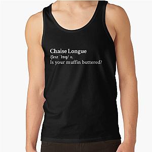 Wet Leg Aesthetic Lyrics Muffin Black Tank Top
