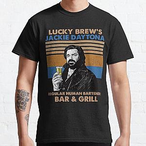 What We Do In Shadow Lucky Brew's Jackie Daytona Vintage T Shirt, Lucky Brew's Bar and Grill Shirt, What We Do In The Shadows Fan Shirt Classic T-Shirt RB2709
