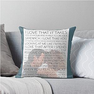 When Harry Met Sally NYE Throw Pillow