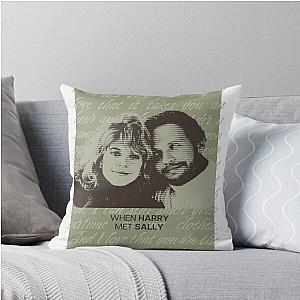When Harry Met Sally Movie T-Shirt Throw Pillow