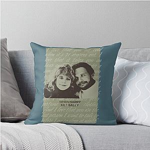 When Harry Met Sally Movie T-shirt Pillow