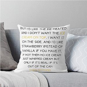 When Harry Meets Sally Inspired Design Throw Pillow