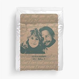 When Harry Meets Sally Movie T-shirt Duvet Cover