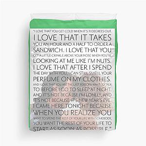 When Harry met Sally NYE Duvet Cover