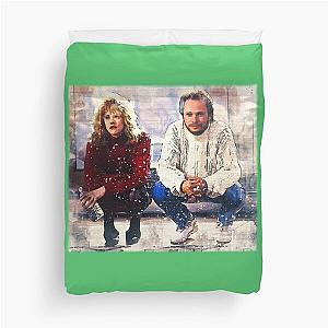 When Harry Met Sally - Billy Crystal - Meg Ryan Movie Fan Art Duvet Cover