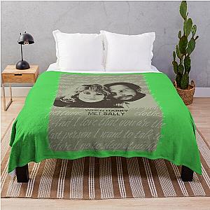 When Harry Met Sally Movie T-shirt Throw Blanket