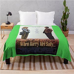 When Harry Met Sally Poster Throw Blanket