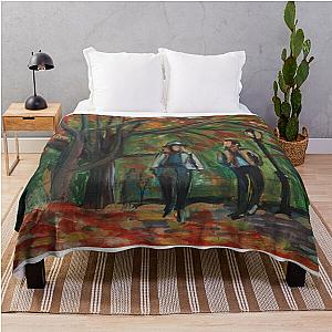 When Harry Meets Sally Autumn Painting Throw Blanket