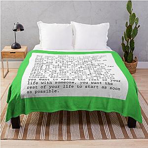 When Harry Met Sally Throw Blanket