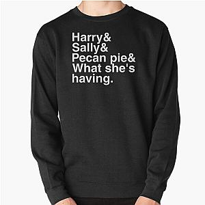 When Harry Met Sally Movie List Pullover Sweatshirt